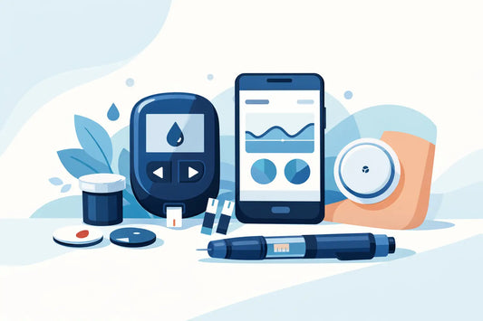 Diabetes Zubehör für die tägliche Messroutine