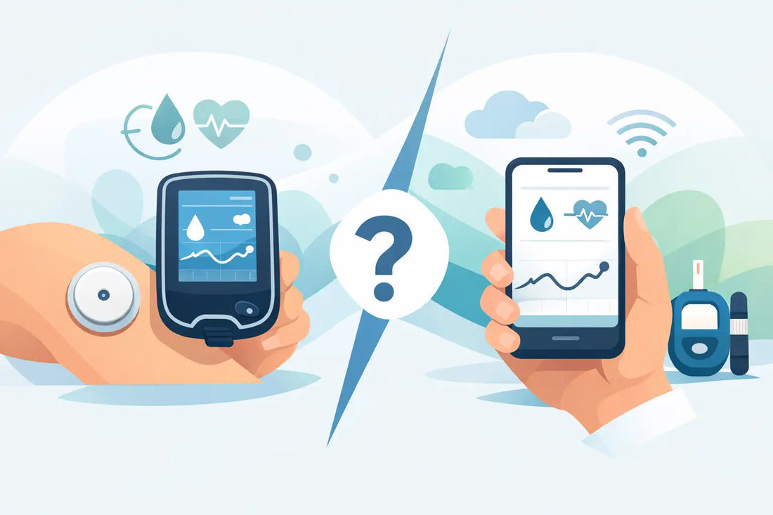 Lesegerät oder Smartphone bei Diabetes?